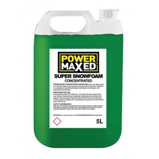 Power Maxed Snow Foam 5Ltr Concentrate