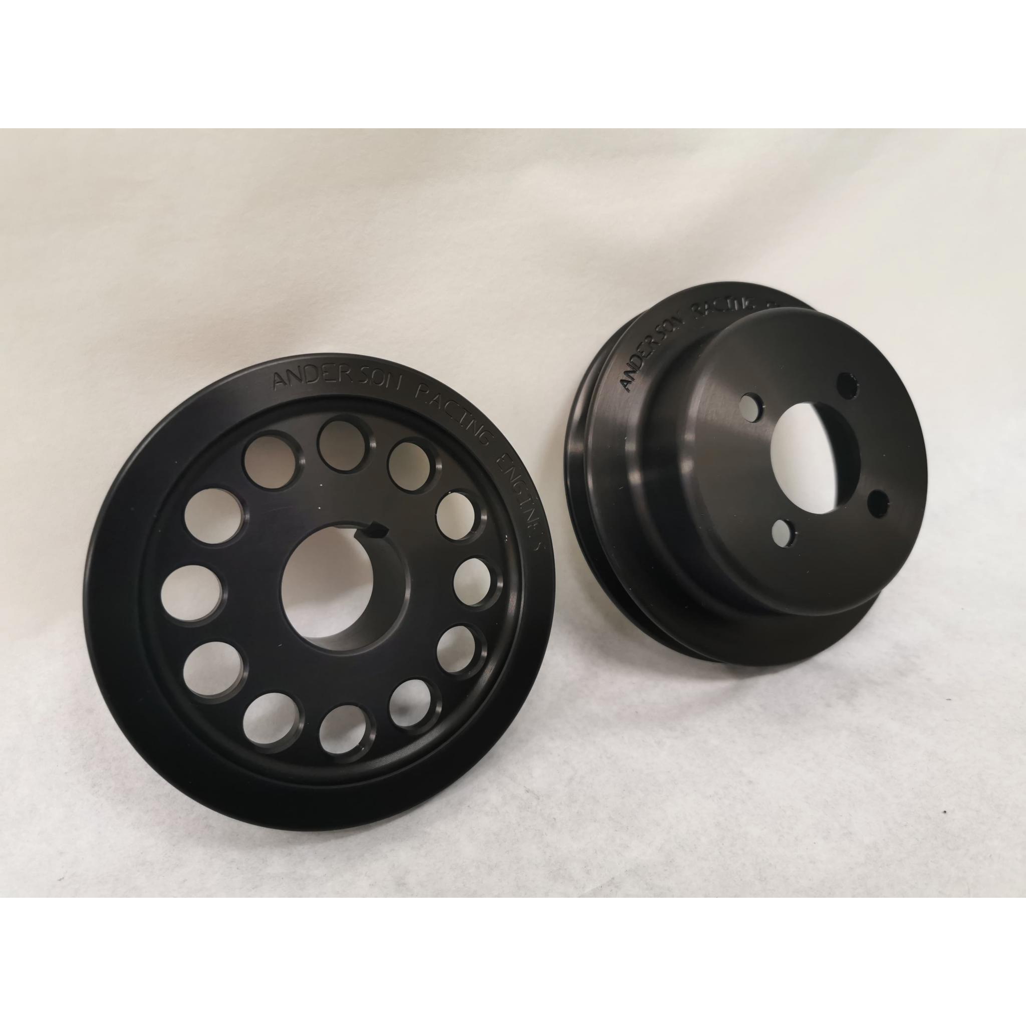 FORD PINTO - Alloy Pulley KIT (BLACK)